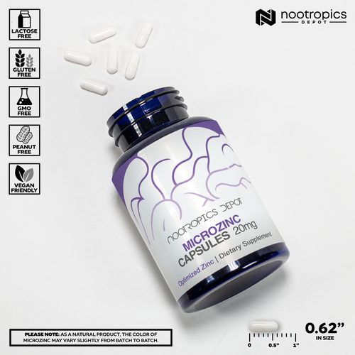 MicroZinc Capsules | Optimized Zinc 20mg 30kap