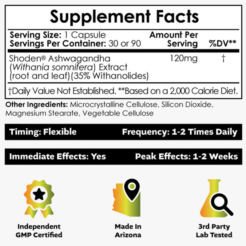 Shoden® Ashwagandha 30 Capsules