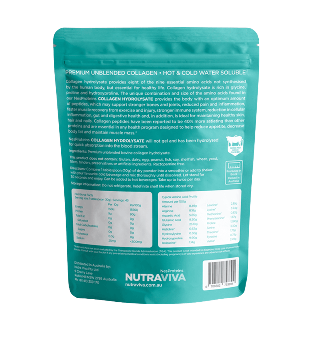 Collagen Hydrolysate 450g fra Nutraviva